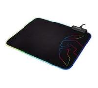 Tapis Gaming avec Eclairage LED Krom Knout RGB (32 x 27 x 0,3 cm) Noir Noir G
