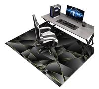 Tapis Gaming Sol, Tapis de Protection pour Chaise de Bureau, Tapis sous Chaise Bureau pour parquet, sols durs, Fauteuils de Gaming, Tapis Tapis pour Chaise de Bureau, Tapis de Sol Gamer 160 x 180 cm