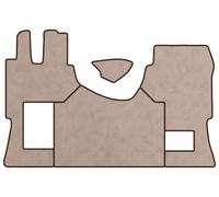 Tapis Gamme Prestige Mercedes ACTROS MP 4 à partir de 2011, MP 5 à partir de 2019 Cabine Large, Plancher Plat, siège Passager Non Suspendu (Beige)