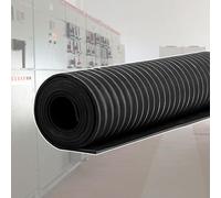 Tapis Garage Tapis De Sol Épais, Revêtement en Caoutchouc Antidérapant, Puzzle Antidérapant pour Stalles Et Logement, Protection De Sol pour Remorques(Black,10ft*0.23in/3m*6mm)