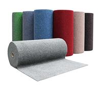 Tapis Gazon Artificiel GREEN - Gris 4,00m x 1,50m Tapis Type Gazon Synthétique au mètre | Moquette d'extérieur pour Balcon, Terrasse, Jardin