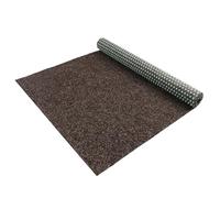 Tapis Gazon Artificiel GREEN - Marron 1,33m x 1,00m Tapis Type Gazon Synthétique au mètre | Moquette d'extérieur pour Balcon, Terrasse, Jardin