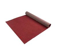 Tapis Gazon Artificiel GREEN - Rouge 1,33m x 2,50m Tapis Type Gazon Synthétique au mètre | Moquette d'extérieur pour Balcon, Terrasse, Jardin