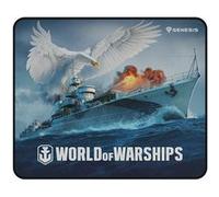 Genesis Tapis de Souris en Carbone 500 m WOWS BŁYSKAWICA - 300 x 250 mm - Official World of Warships - Multicolore