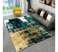 Tapis Géométrie Illusion 3D Tapis de Salon Chambre Ados Hommes Tapis de Flanelle Tapis Gaming Adolescent Vision Illusion Gamer Tapis de Chaise de Jeu Tapis pour Chambre Enfant, 160x200 cm, Color 4