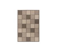 Tapis Géométrique à Poils Plats Splash Crème 120 x 170 cm Beige