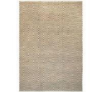 Tapis Géométrique Fait Main Aperitif Beige & Marron 80 x 150 cm