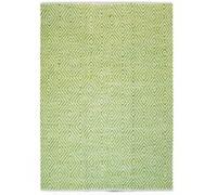Tapis Géométrique Fait Main Aperitif Vert 80 x 150 cm Vert