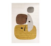 Tapis Géométrique Hommage À Joan Miró Collage Palette Colorée 200X290