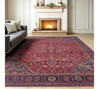 Tapis Géométrique Minimaliste, Dos Antidérapant TPR pour Salon, 120 × 180 | Beige Noir Tapis en Microfibre Douce à Poils Courts, Imprimé Zèbre Chic, Léger et Pliable