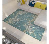 Tapis géométriques Dessins animés 160x230 Tapis lavables pour Salon et Chambre Moquette rétro Multicolore Ultra Doux antidérapant intérieur Poil Bas pour décoration esthétique Maison