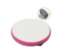 Vidaxl Tapis Gonflable De Gymnastique Avec Pompe 100x100x15cm Pvc Rose