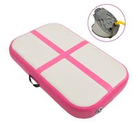 Tapis Gonflable De Gymnastique Avec Pompe 60x100x15 Cm Pvc Rose