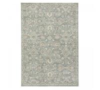 tapis grand salon 200x290 tissé vert rectangle motif fresque LUCEN 6