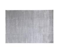 Tapis graphique rectangulaire gris 160 x 230 cm MAGNUS