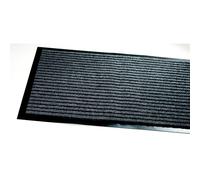 Tapis grattant absorbant à bandes gris 90 x 150 cm