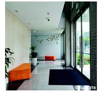 Tapis grattant absorbant recyclé EBOR gris 0,90 x 1,50 m