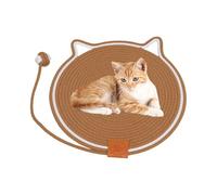Tapis Grattoir pour Chat Protecteur De Tapis Naturel Avec Balle Jouet