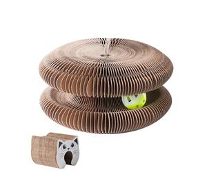 Tapis grattoir pour chats, jouet interactif pliable d'orgue magique, planche à gratter pour chatons, stimulation mentale et