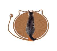 Tapis Griffoir Chat Protecteur En Corde De Coton Naturel Avec Jouet Balle