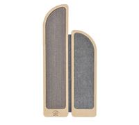 Tapis griffoir de coin pour chat Ebi Krappa Blanc 58x38x1,5 cm