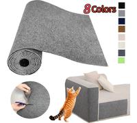 Tapis griffoir pour chat découpable, auto-adhésif, protection de canapé, anti-rayures, tapis pour chat pour la protection des meubles Khaki