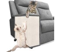 Tapis griffoir pour chat - Durable et résistant à l'usure - Griffoir vertical en sisal pour protéger les meubles - Jouet parfait pour libérer de l'énergie et entretenir les griffes (gauche)