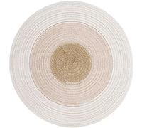 Tapis griffoir pour chat en corde de coton naturel tissé à la main - Durable, multi-usage, sans danger pour les sols, canapés et lits pour chats (marron)