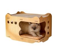 Tapis griffoir pour chat, matériaux recyclés naturels sans danger pour les | Griffoir multifonction pour chat - Planches interactives texturées pour chaton d'intérieur