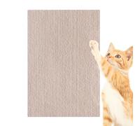 Tapis griffoir pour chat - Protection de canapé pour chat découpable - Tapis de grattage pour chat plat - Remplacement facile du rembourrage pour étagères d'arbre à chat