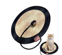 Tapis griffoir pour chats, griffoir pour chatons avec jouet, pour jeu interactif dans les coins du sol