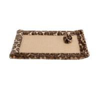 Tapis griffoir - TRIXIE - LEO - 55 x 35 cm - Brun imprimé léopard