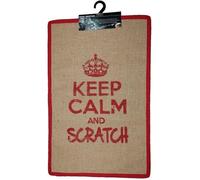 Tapis Griffoir - WOUAPY - Rectangle - Rouge - Antidérapant - 60x38x1 cm