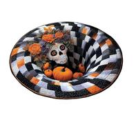 Tapis Halloween 3D Tapis Abîme Antidérapant À Illusion 3D Matelassé