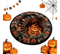 Tapis Halloween Illusion Optique Tapis Illusion Abîme Effrayante