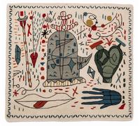 Tapis Hayon x Nani avec suspension murale 120x130 Nanimarquina - NANIMARQUINA HAYON 120