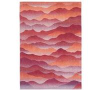 Tapis Himalaya - Gallery Collection - Autumn - 100 x 140 cm - Design printanier inspiré des sommets himalayens, motifs et couleurs revigorants Rouge G