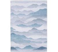 Tapis Himalaya - Gallery Collection - Winter - 280 x 390 cm - Design printanier inspiré des sommets himalayens, motifs et couleurs revigorants Bleu G