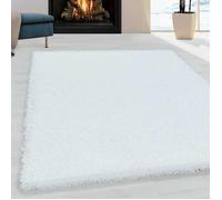 Tapis - Hochflor - SYDNEY 3000 - Monochrome Blanc - 200x290 cm - Poil Souple
