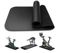 Tapis Home Trainer, 120x58cm Tapis Musculation, Appareil de fitness, 6mm PVC Tapi de Protection de équipement de Fitness, Tapi de protection de sol antidérapant