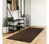 Vidaxl Tapis De Surface Huarte Marron 200 X 80 Cm Polyester