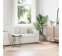 Tapis 'huarte' Beige 160x230 Cm Ovale