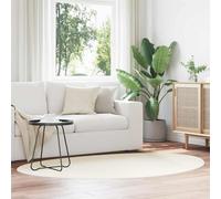 vidaXL Tapis d'accent HUARTE Polyester Forme de vague Sable 80 x 150 cm