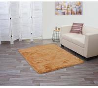 Tapis Hwc-F69, Shaggy, Épais, Poil Long, Tissu/Textile, Cotonneux, Doux, 160x120cm Marron