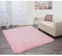 Tapis Hwc-F69, Shaggy Tapis À Poils Longs, Tissu/Textile Doux Et Moelleux 230x160cm Rose