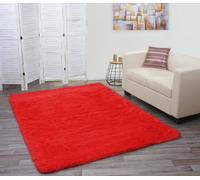 Tapis Hwc-F69, Shaggy, Épais, Poil Long, Tissu/Textile, Cotonneux, Doux, 230x160cm Rouge