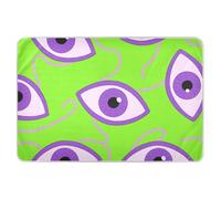 Tapis hygiénique réutilisable extra large pour enfants, absorbants et respectueux de la peau pour enfants, adultes et animaux domestiques (132 x 86 cm (l x L), vert fluo graffiti