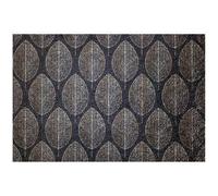 Tapis IDMAT Dallas - 40 x 60 cm - Graphique noir