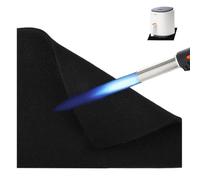 Tapis Ignifuge 30x30cm, 8mm Tapis Anti Feu Résistant à la Chaleur, Couverture Anti-Feu pour la Maintenance et la Soudure, Prévention des Incendies, Extinction des Incendies, Arrêt des Incendies