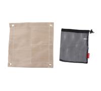 Tapis ignifuge en fibre de verre résistant aux hautes températures pour foyer, accessoires d'extérieur pour barbecue, camping, pique-nique, mini 30 x 30 cm